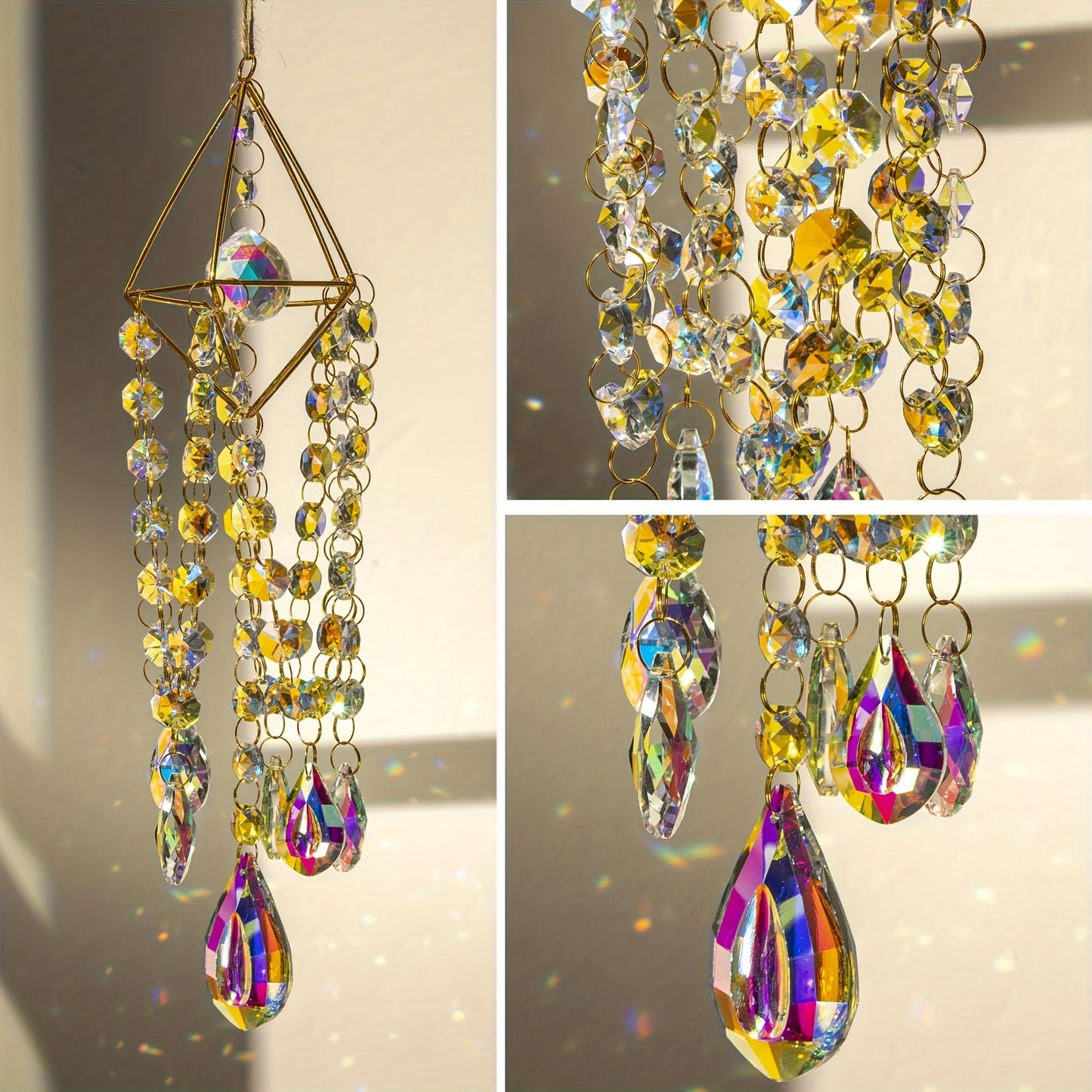 Łapacz Tęczy Kryształowy – Wisząca Dekoracja Suncatcher