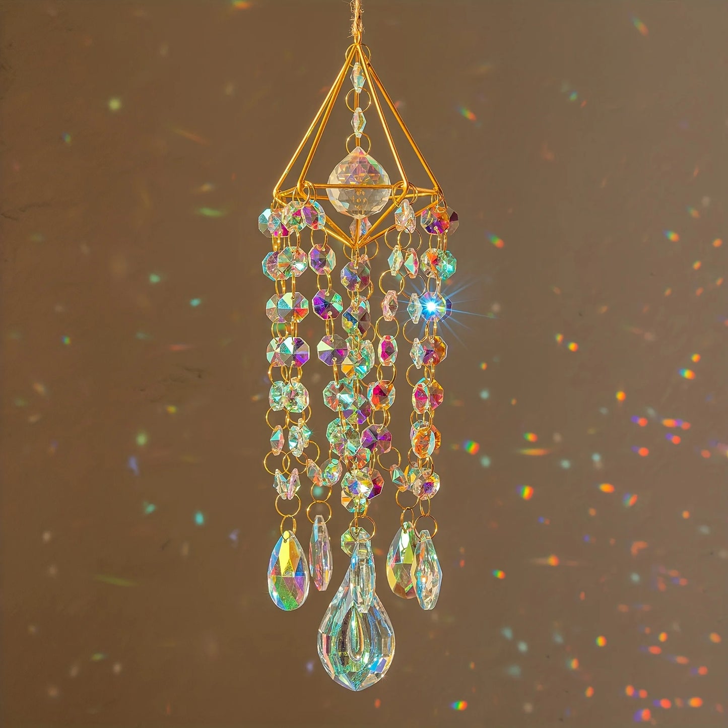 Łapacz Tęczy Kryształowy – Wisząca Dekoracja Suncatcher