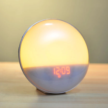 Budzik ze Wschodem Słońca i Białym Szumem – Aura Wake Light