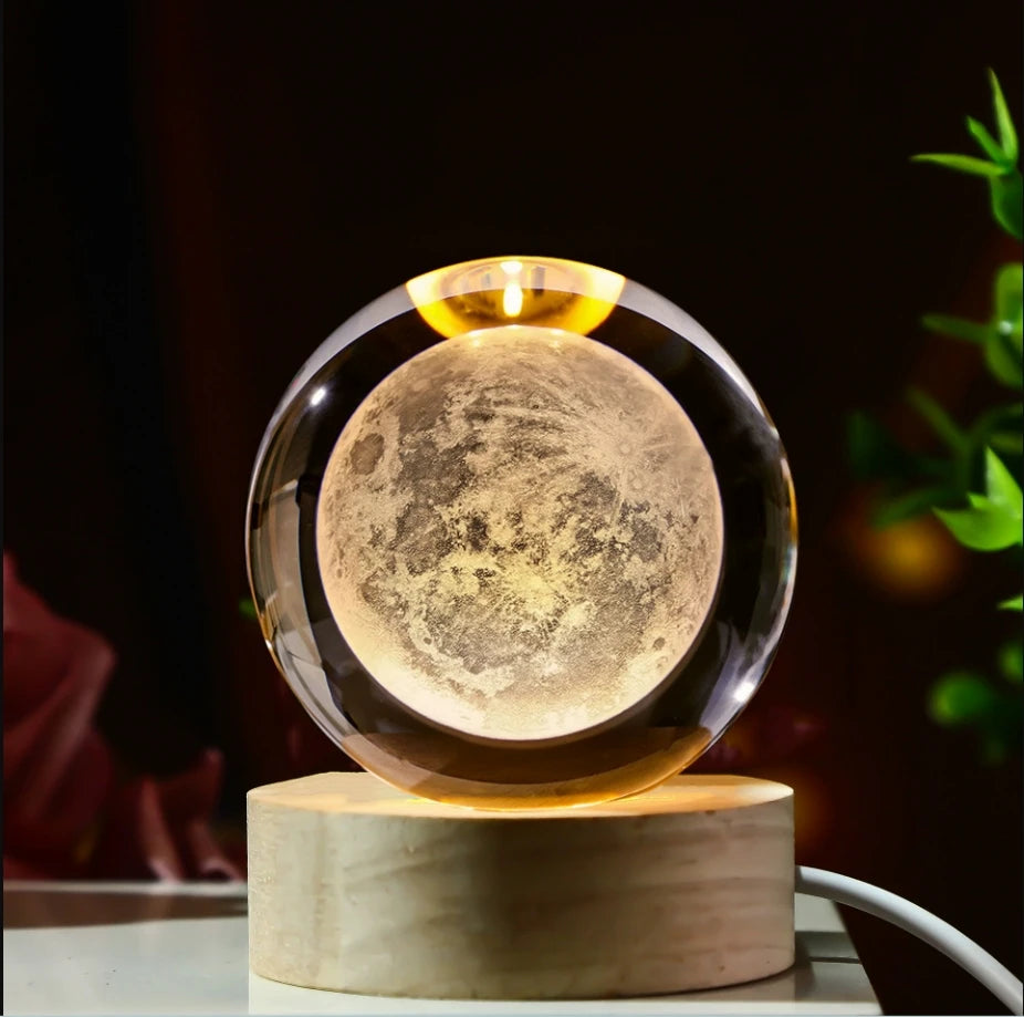 Kula Galaktyki LED 3D – Lampka Planeta Nocna