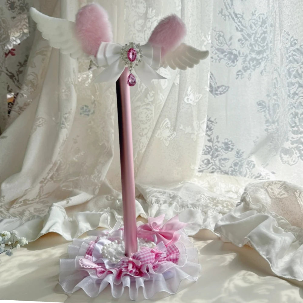Puchaty Stojak na Słuchawki – Kawaii Organizer Biurkowy