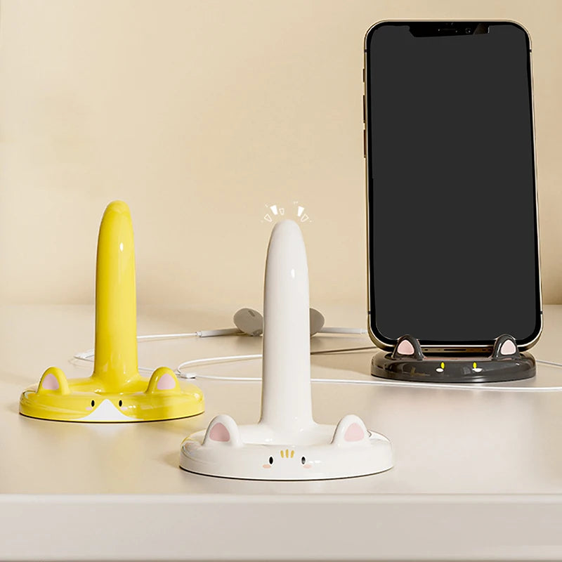 Uchwyt na Telefon Kotek – Mini Stojak Dekoracyjny