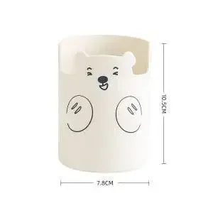 Kubek na Długopisy Miś Kawaii – Wielofunkcyjny Organizer