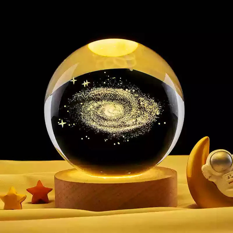 Kula Galaktyki LED 3D – Lampka Planeta Nocna