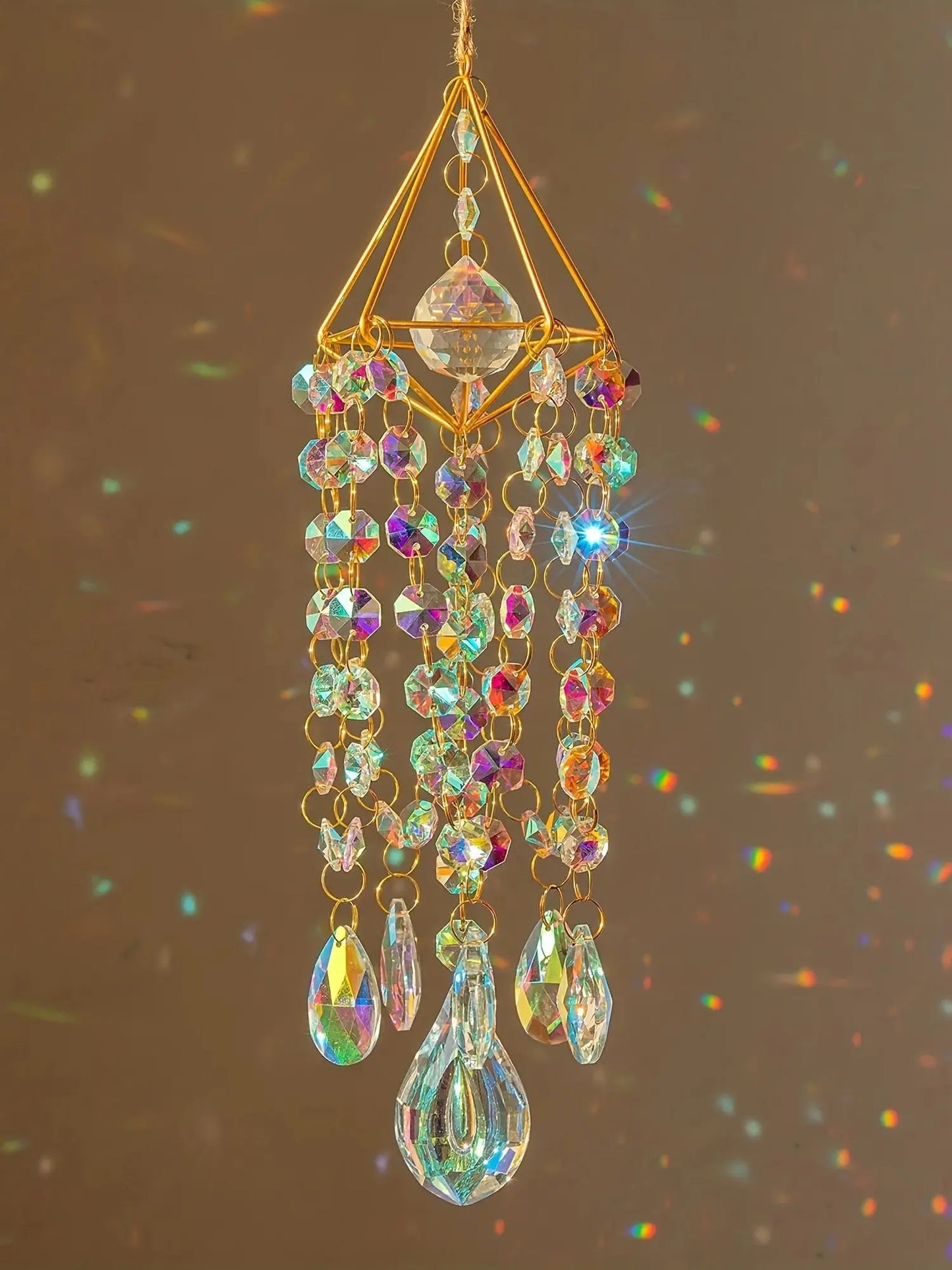 Łapacz Tęczy Kryształowy – Wisząca Dekoracja Suncatcher