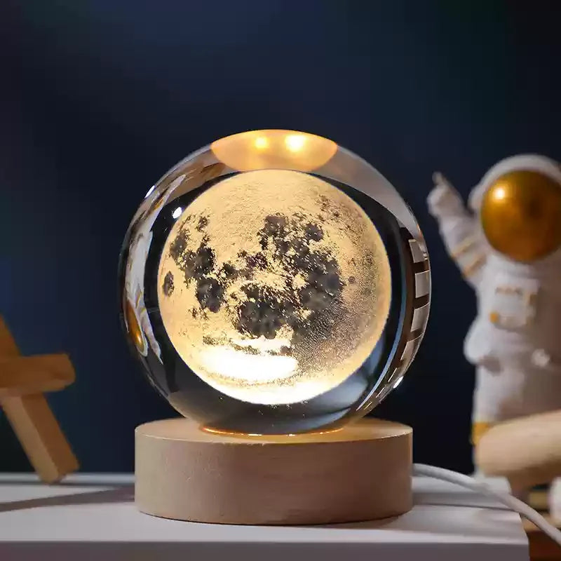 Kula Galaktyki LED 3D – Lampka Planeta Nocna