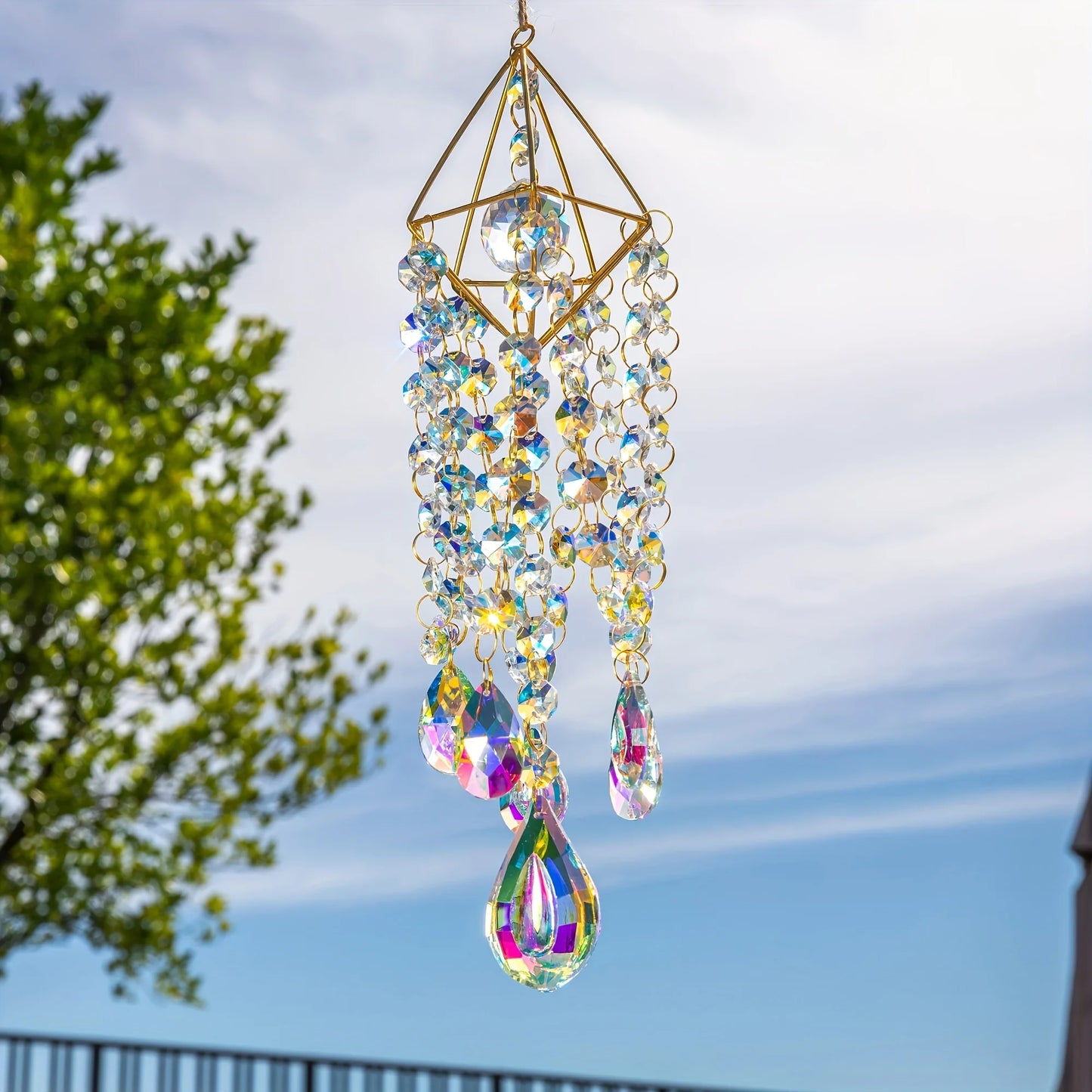 Łapacz Tęczy Kryształowy – Wisząca Dekoracja Suncatcher