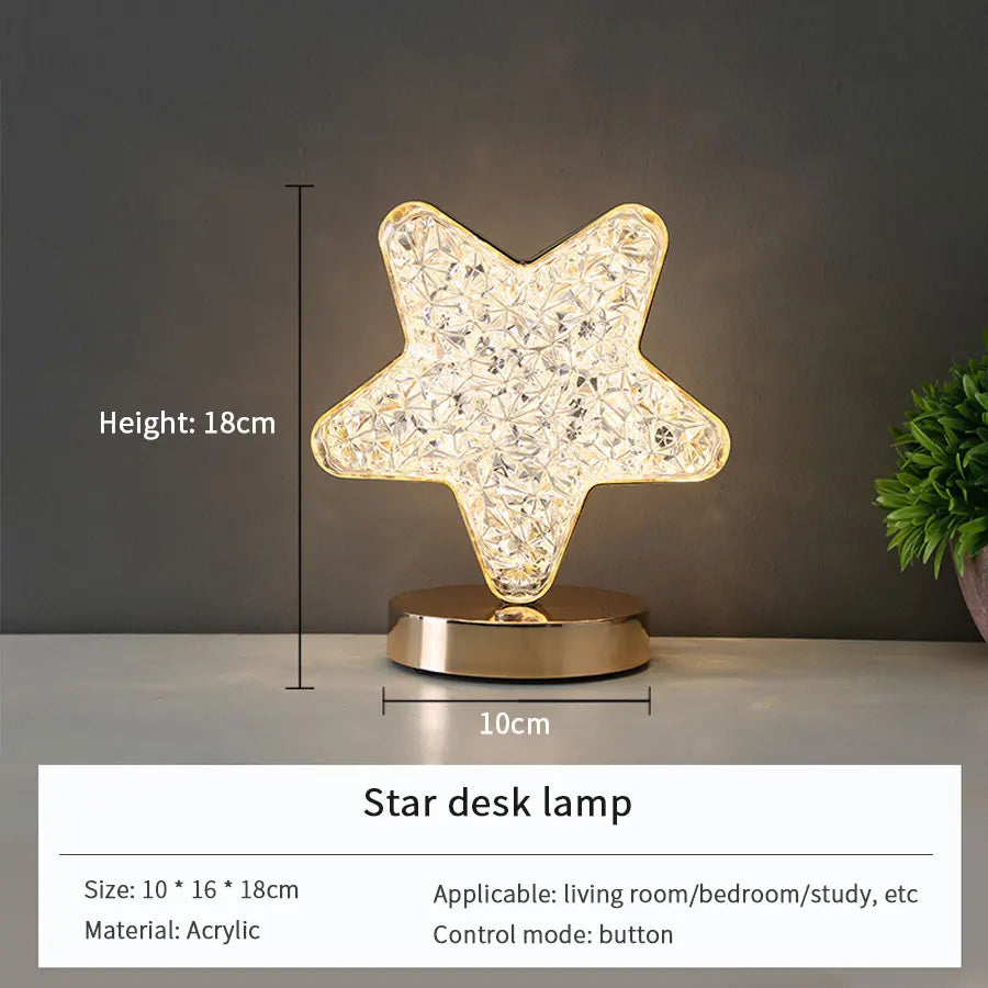 Lampka Księżyc 3D – Ścienna Dotykowa z Regulacją Jasności