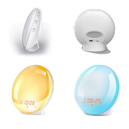 Budzik ze Wschodem Słońca i Białym Szumem – Aura Wake Light