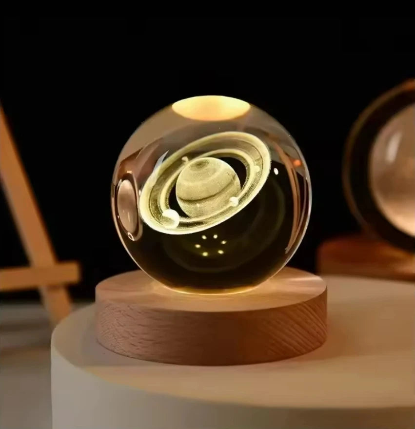 Kula Galaktyki LED 3D – Lampka Planeta Nocna